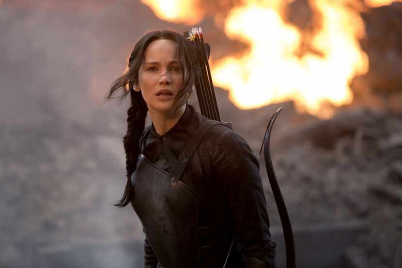 Jennifer Lawrence stars as Katniss Everdeen in "The Hunger Games: Mockingjay Part 1."