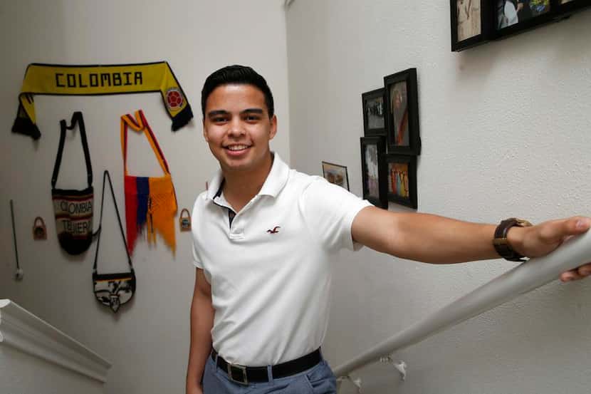 El colombiano Christian Quintero, de 20 años, es un beneficiario de DACA, y reside en...