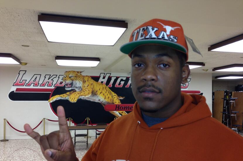 Lake Highlands offensive lineman Kent Perkins signed with the University of Texas in 2013....