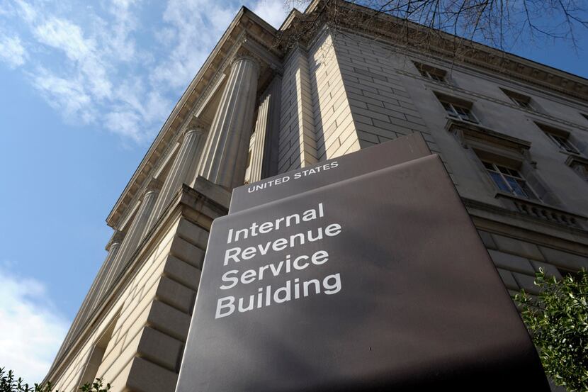 The exterior of the Internal Revenue Service (IRS) building in Washington. . (AP Photo/Susan...
