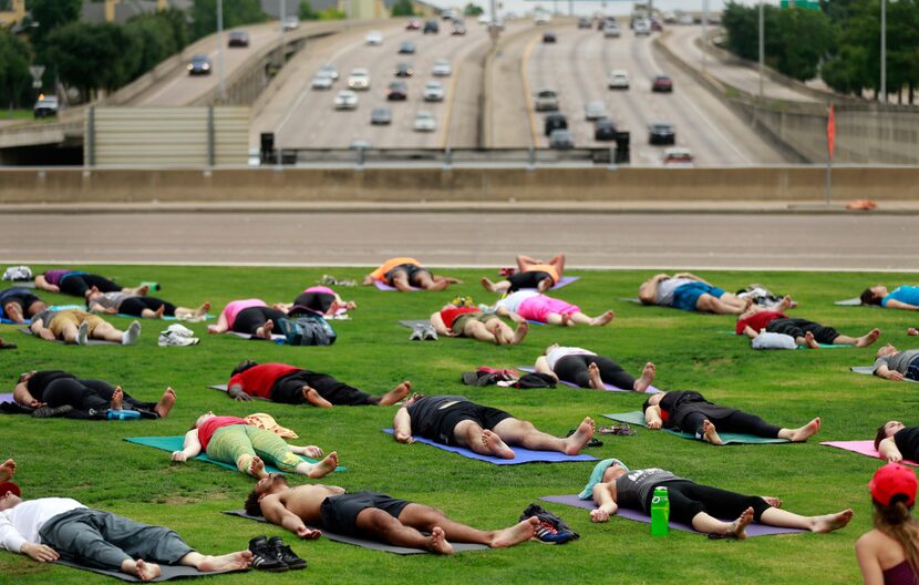 Yoga is a wonderful way to deal with election stress. 