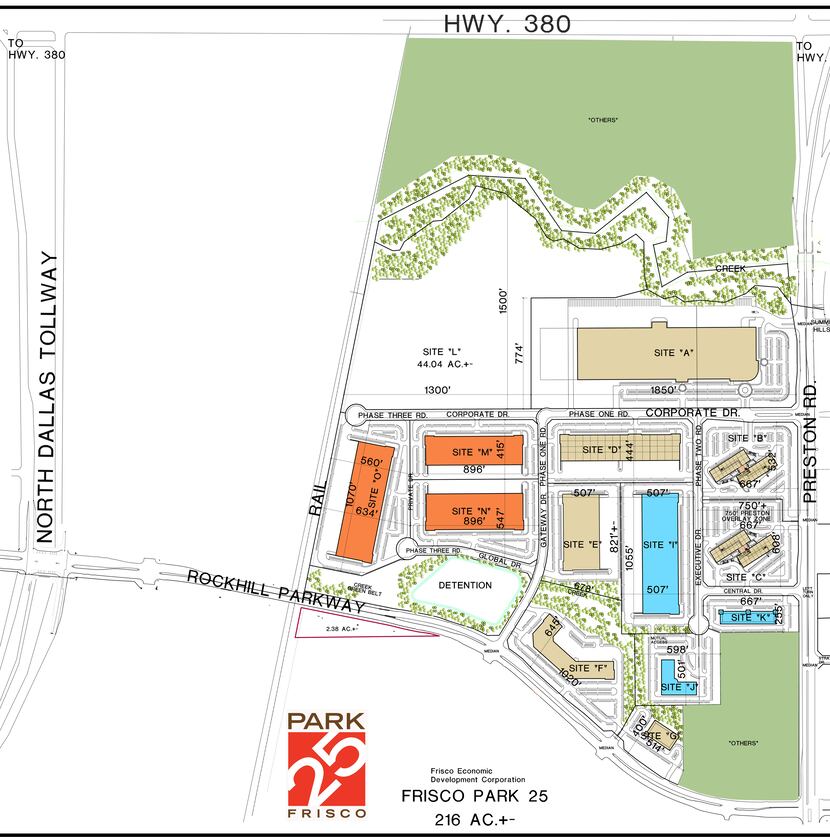 Frisco plans to start the new business park in 2018.