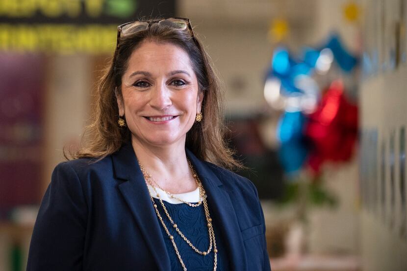Susana Cordova, DISD deputy superintendent, is getting to know her new district by touring...