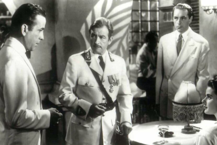 CASABLANCA - Warner Bros. - 1942 film starring Humphrey Bogart, Claude Rains, Paul Henreid...