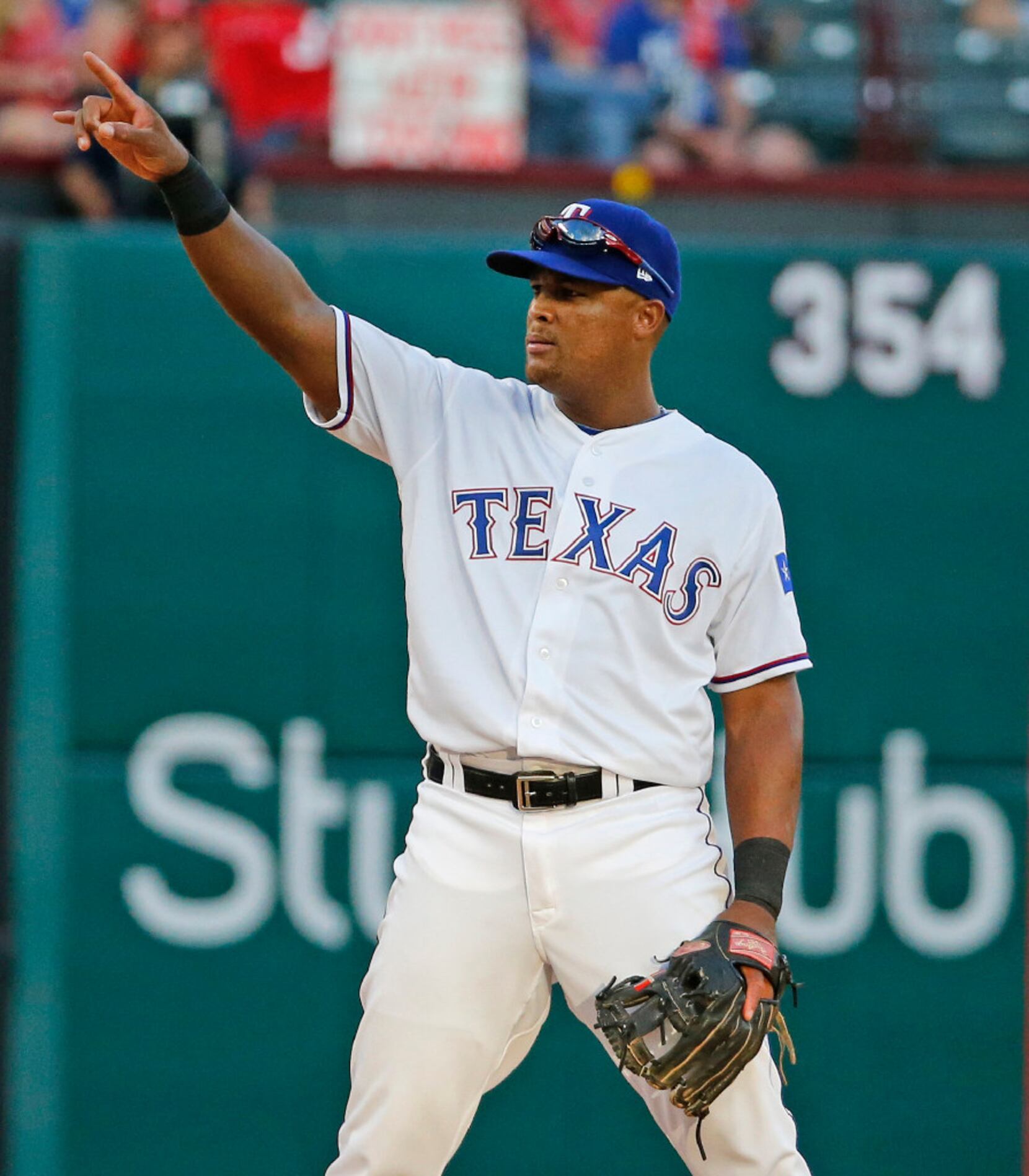 Texas Rangers Adrian Beltre (29) during a game against the Chicago