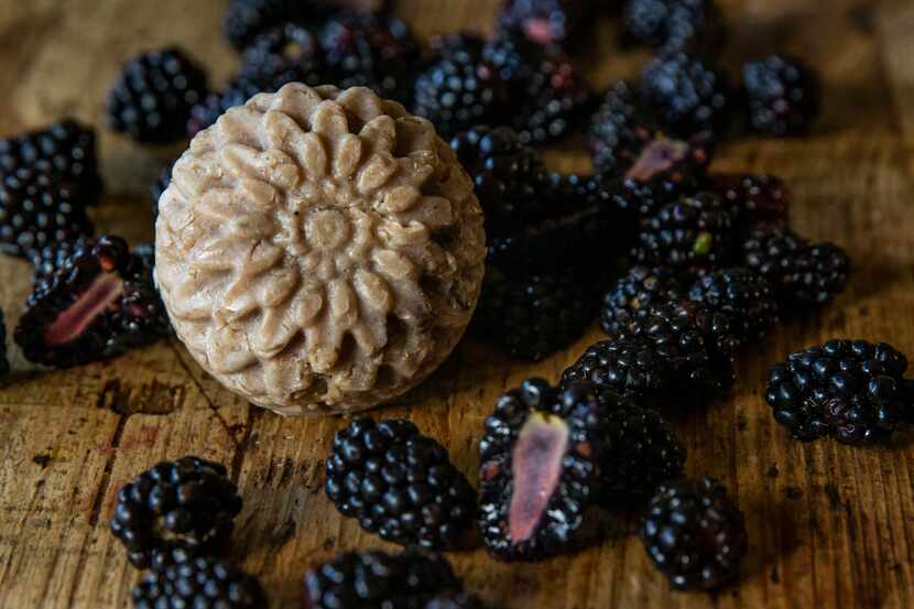 Blackberry goat milk soap from Sudlty Soaps