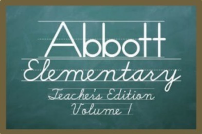 Tag logo and display sign for JCPenney's Abbott Elementary collection launched on Sept. 28,...