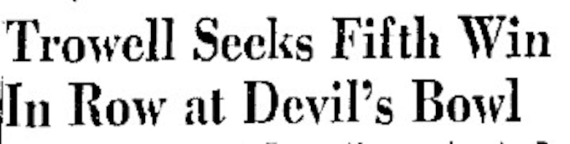 Dallas Morning News headline from July 11, 1958.