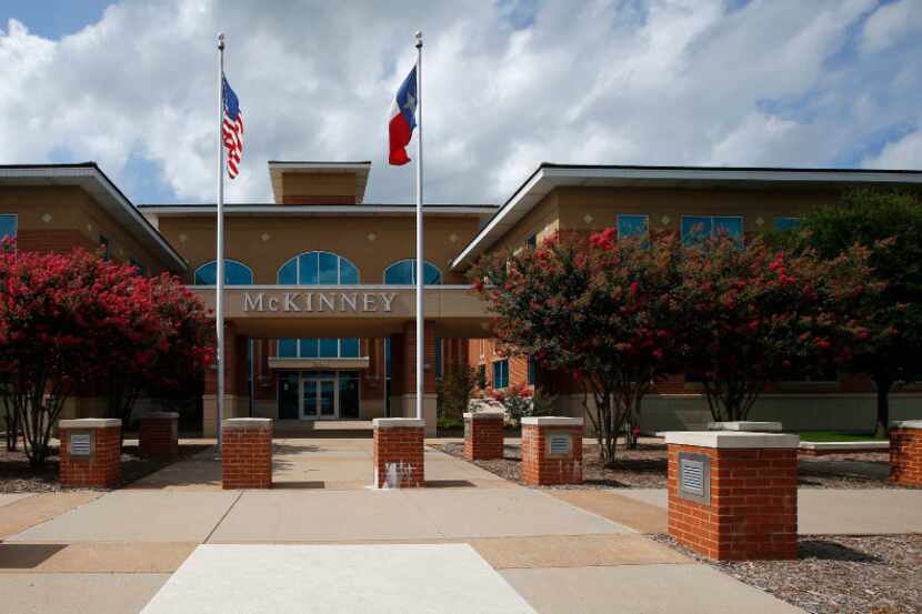 McKinney police and fire department headquarters in McKinney,Texas on July 6, 2017.  (Nathan...