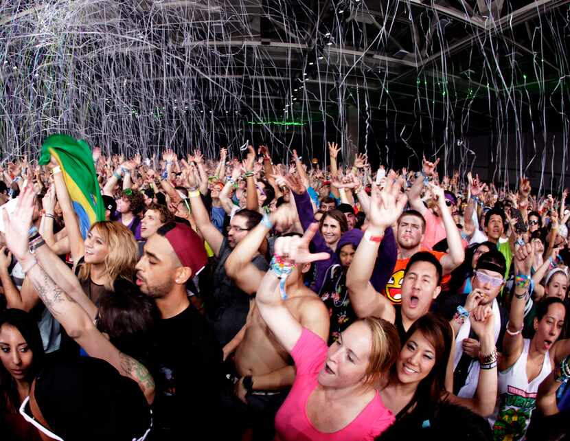 Some of the parties below are big ones, like this Lights All NIght Festival in 2013. Others...