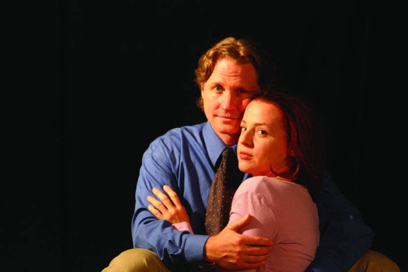 Ashley Wood and Marianne Galloway star in Contemporary Theatre of Dallas' production of...