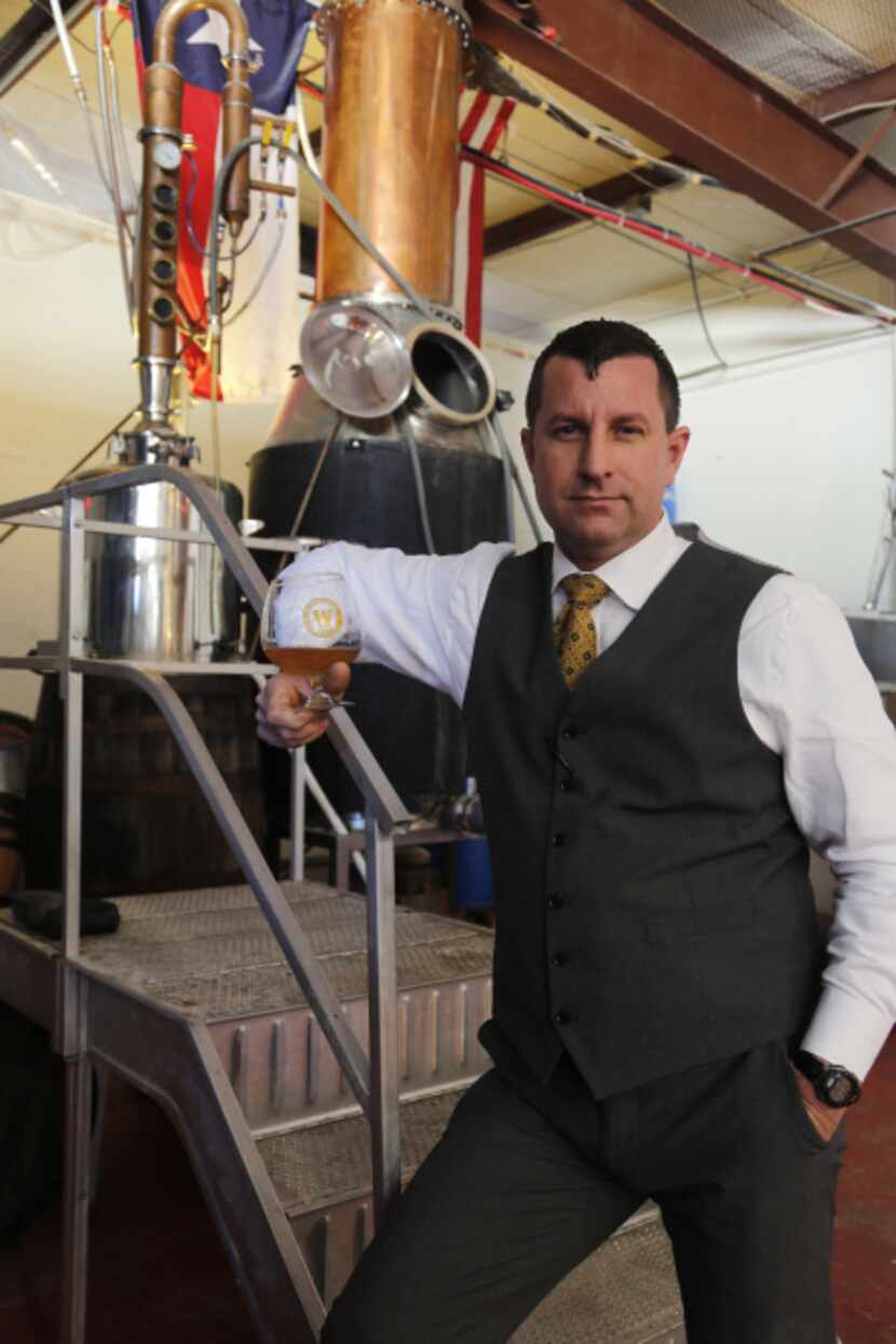 Former Marine Quentin Witherspoon developed his skills as a distiller while serving overseas...