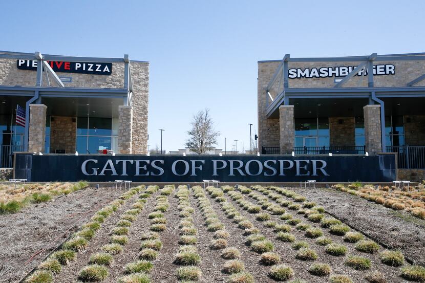 The Gates of Prosper shopping center is at Preston Road and U.S. 380.