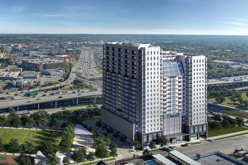 South Carolina-based Woodfield Development has filed plans with the state for a 21-story...