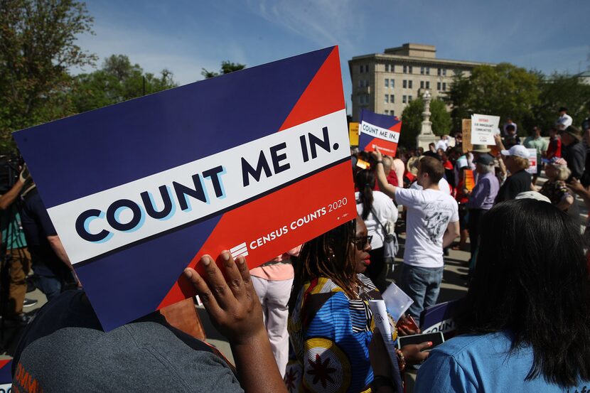 Protesters gathered outside the U.S. Supreme Court as the court heard oral arguments in the...