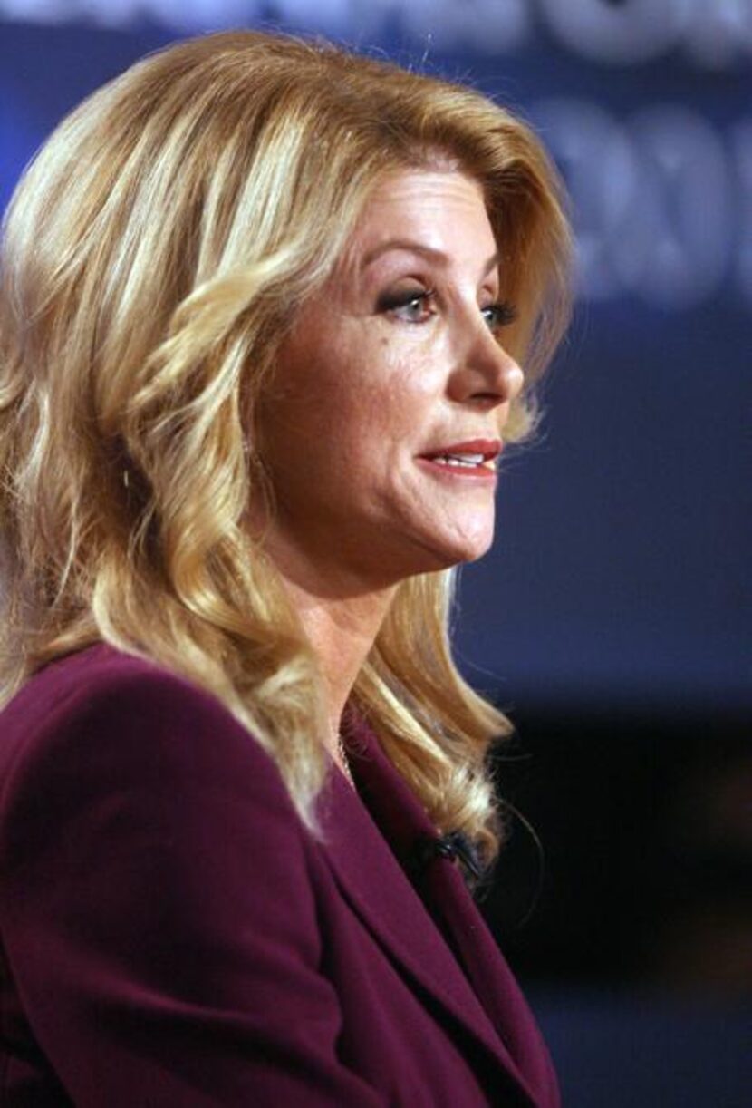 
Democratic state Sen. Wendy Davis attended Harvard Law School, where she volunteered at a...