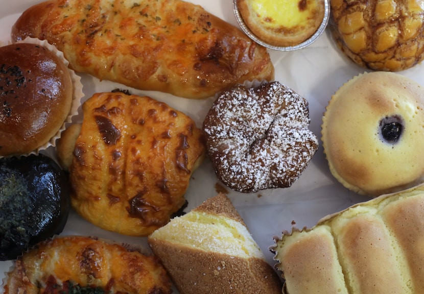 The pastries at 85C Bakery Cafe in Plano, TX, on June 16, 2017. (Jason Janik/Special...