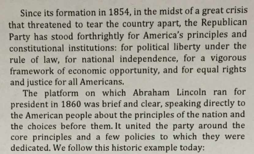 Boyd Matheson's proposal includes this language as an introduction. It is titled "Republican...
