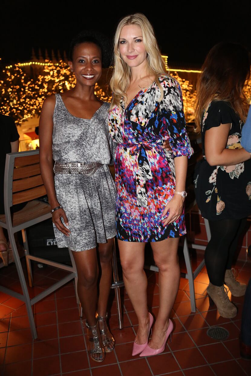 Nicole Young and Natalie Lee at Fashion's Night Out at Highland Park Village with FD Luxe on...