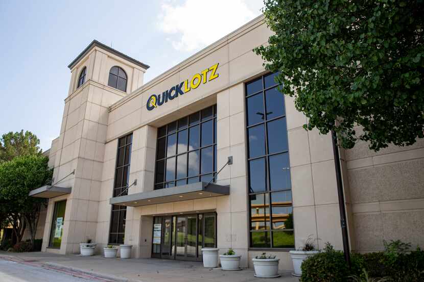 The exterior of Quicklotz located in the former Nordstrom store at North East Mall in Hurst....