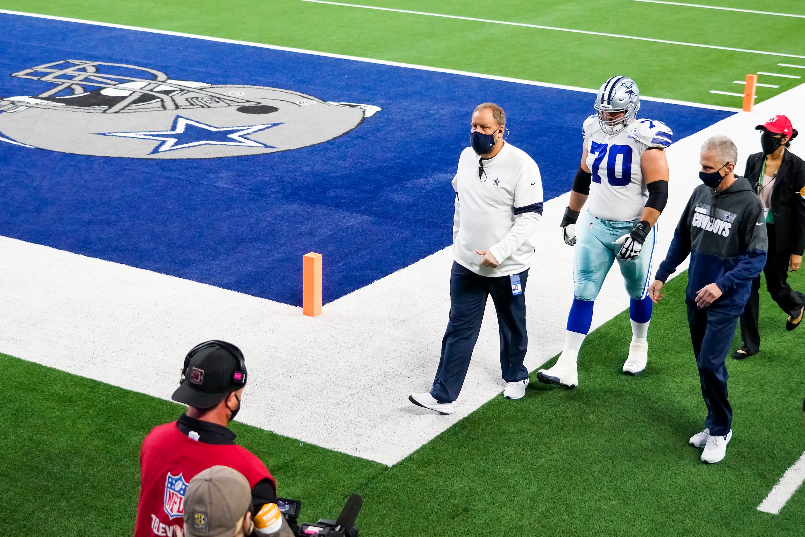 January 05, 2019: Dallas Cowboys offensive guard Zack Martin #70