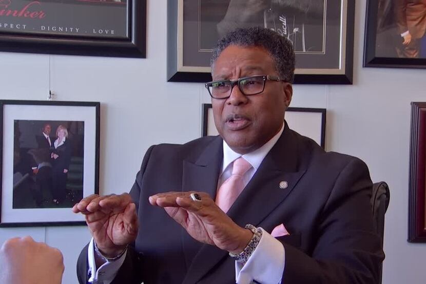 In an interview with NBC5, Dwaine Caraway says the money he received from Slater Swartwood...