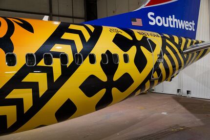 The Imua One, Southwest Airlines' tribute aircraft for Hawaii.
