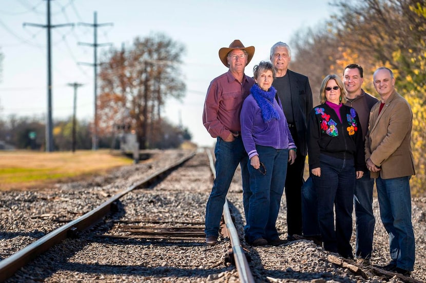 
Rockwall County Open Space Alliance members (from left) Bob DeJean, Nell Welborn, Dale...