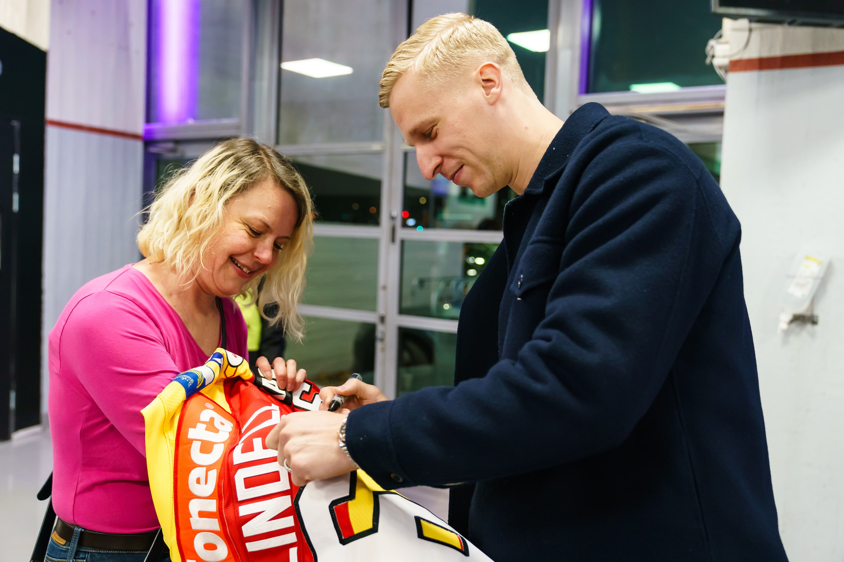 20241029 Helsinki, FINLAND. Jokerit Helsinki v Hokki Kajaani. 

Esa Lindell #23 of Dallas...