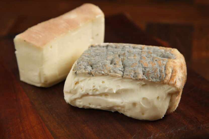 Taleggio, at two stages of ripness. Rich and creamy, taleggio has a buttery yet complex...