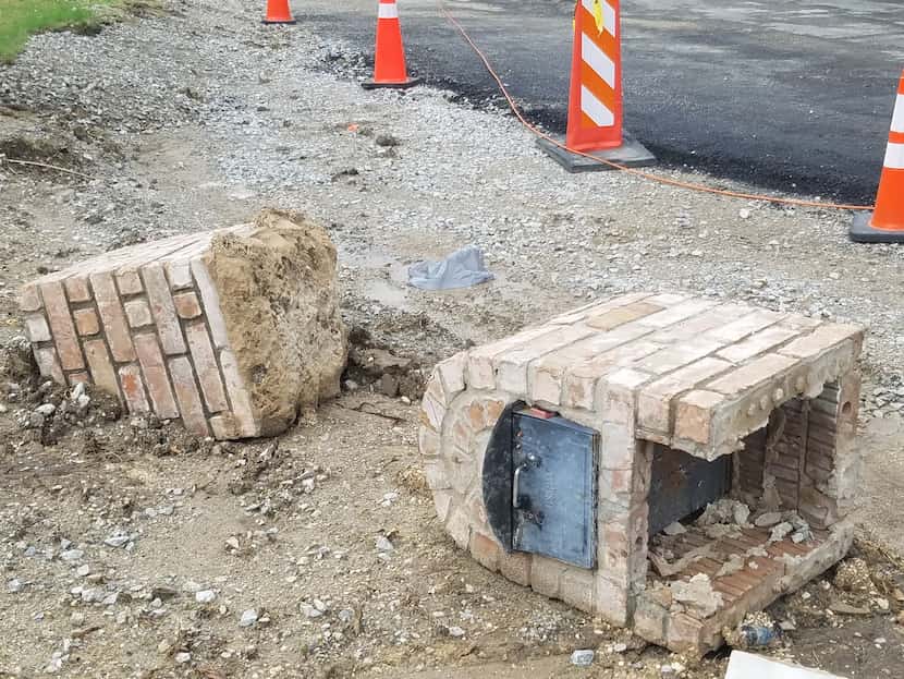 A curbside mailbox along Crystal Mountain  Drive in Richardson remained unuseable two weeks...