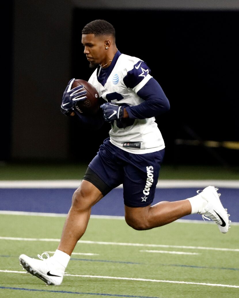 Tony Pollard (36) (AP Photo/Tony Gutierrez)