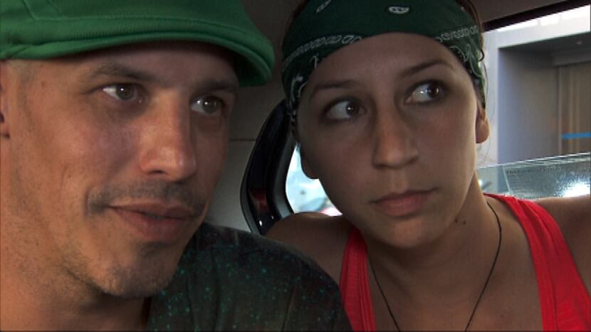 Justin Scheman and Diana Bishop had some tense moments in Paris. (The Amazing Race photo)