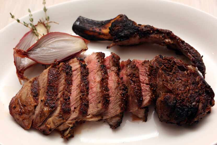 Knife's claim to fame is its dry-aged steaks. This one was aged for 28 days, but, for a much...