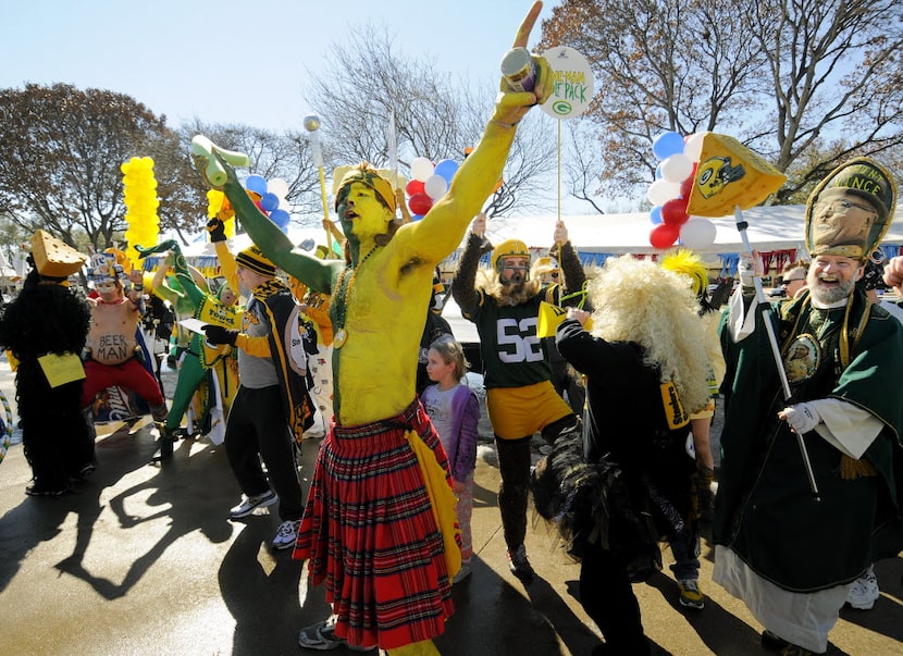 Green Bay Packers fan Matt Newman competed for two Super Bowl XLV tickets in a "craziest...