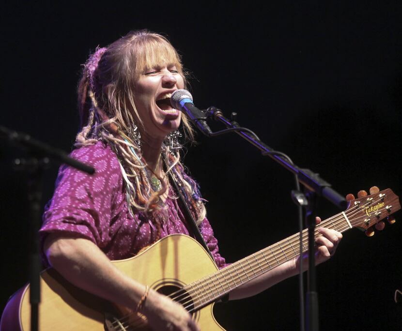 Sara Hickman performed at the North Oak Cliff Music Festival in 2014 in Dallas.