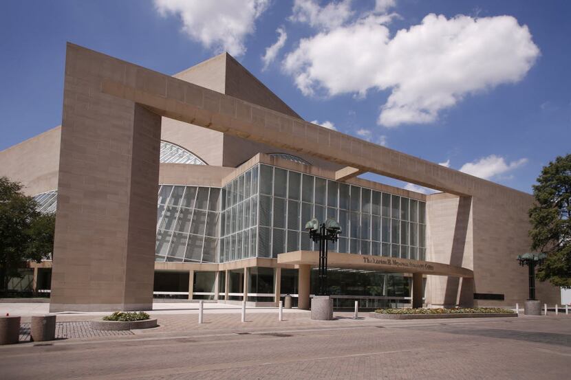 The Morton H. Meyerson Symphony Center will celebrate it's 25th anniversary, photographed...