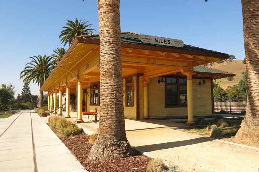 
The renovated Niles train station, which dates to 1909, features a locomotive museum. A...