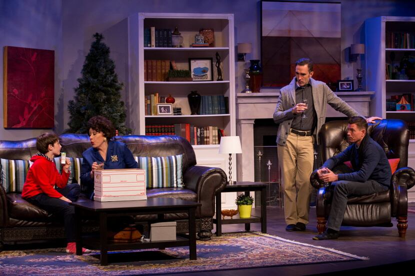  From left, Alex Prejean, Marjorie Hayes, Gregory Lush, and Kevin Moore in Uptown Players'...