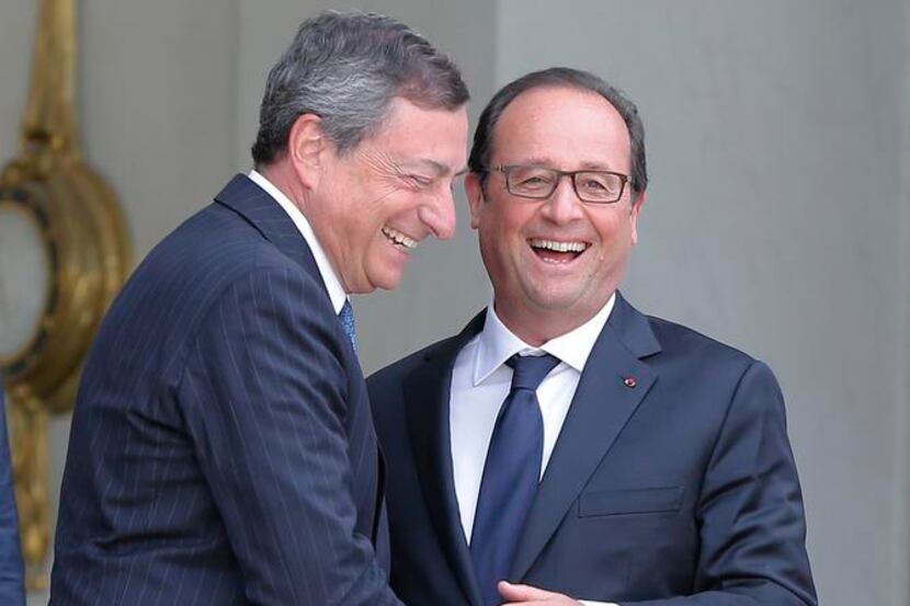 
Mario Draghi (left) has urged countries to be smart in cutting their budgets, which...