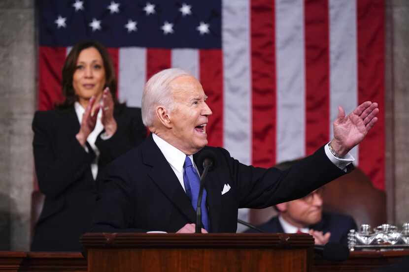 President Joe Biden delivers the State of the Union address to a joint session of Congress...