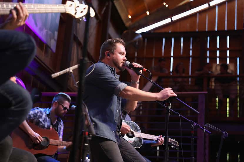 Mike Eli of the Eli Young Band performs onstage at the HGTV Lodge during CMA Music Fest on...