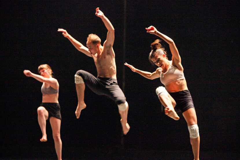 Dancers perform a pieced titled For Allen, choreographed by Jonathan Campbell and Austin...
