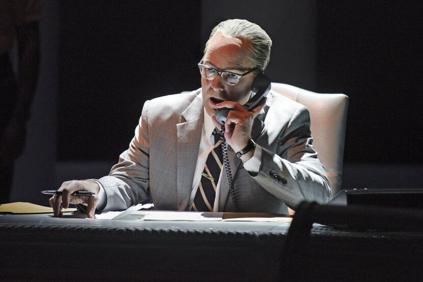 Brandon Potter starred as LBJ in All the Way, a co-production of Dallas Theater Center and...