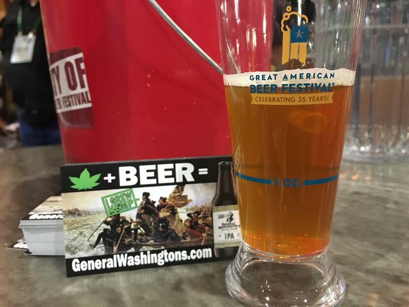 General Washington's Secret Stash IPA was served at the Great American Beer Festival in...