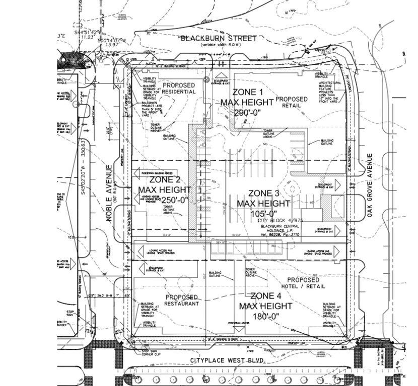  The new high-rise will include 389 apartments, 150 hotel rooms and 25,000 square feet of...