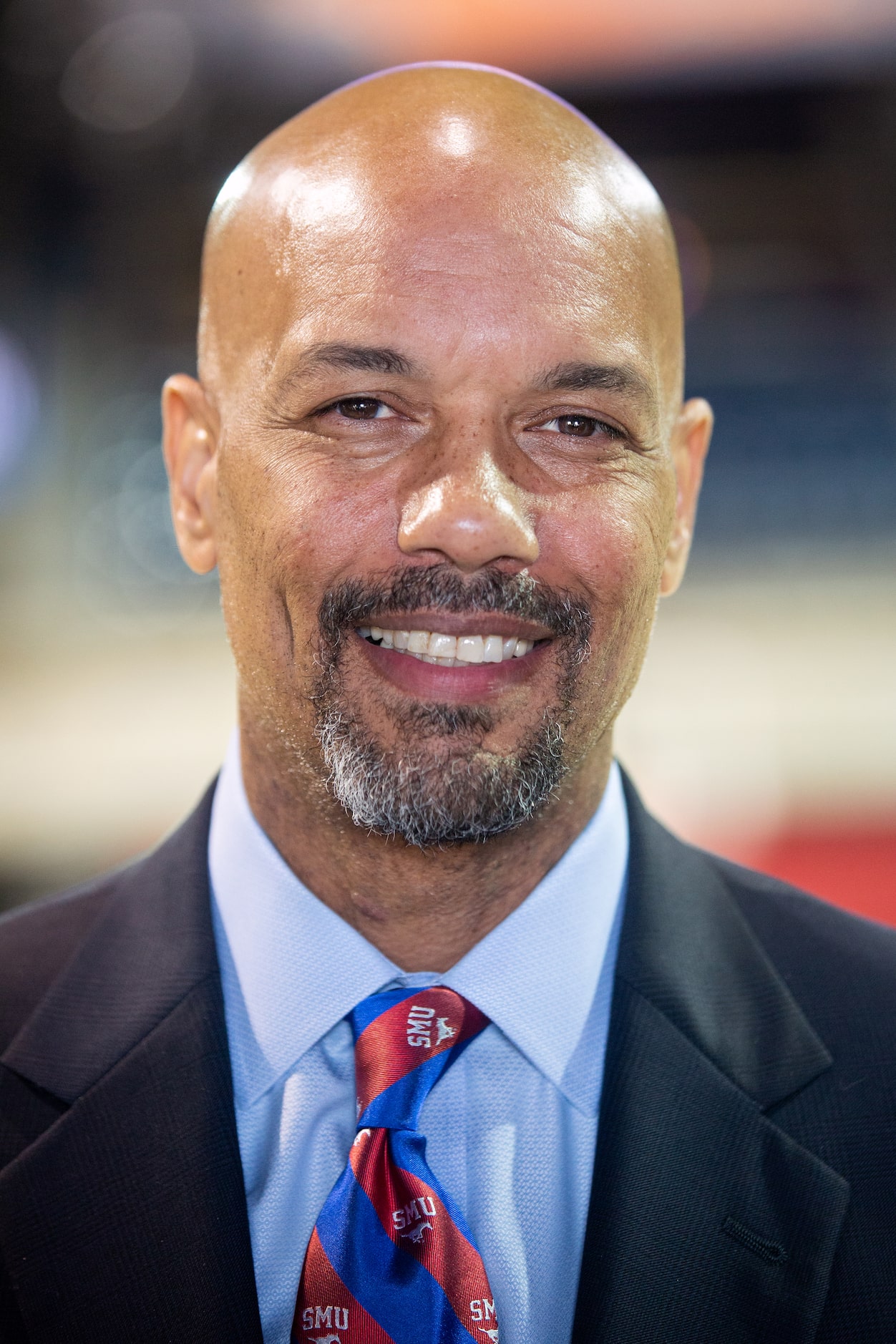 SMU’s new Head Men’s Basketball Coach Rob Lanier at the Moody Coliseum in Dallas, TX on...