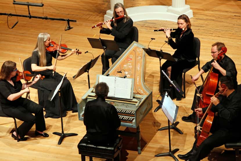The Dallas Bach Society with artistic director James Richman perform Sonate  by Marc-Antonie...