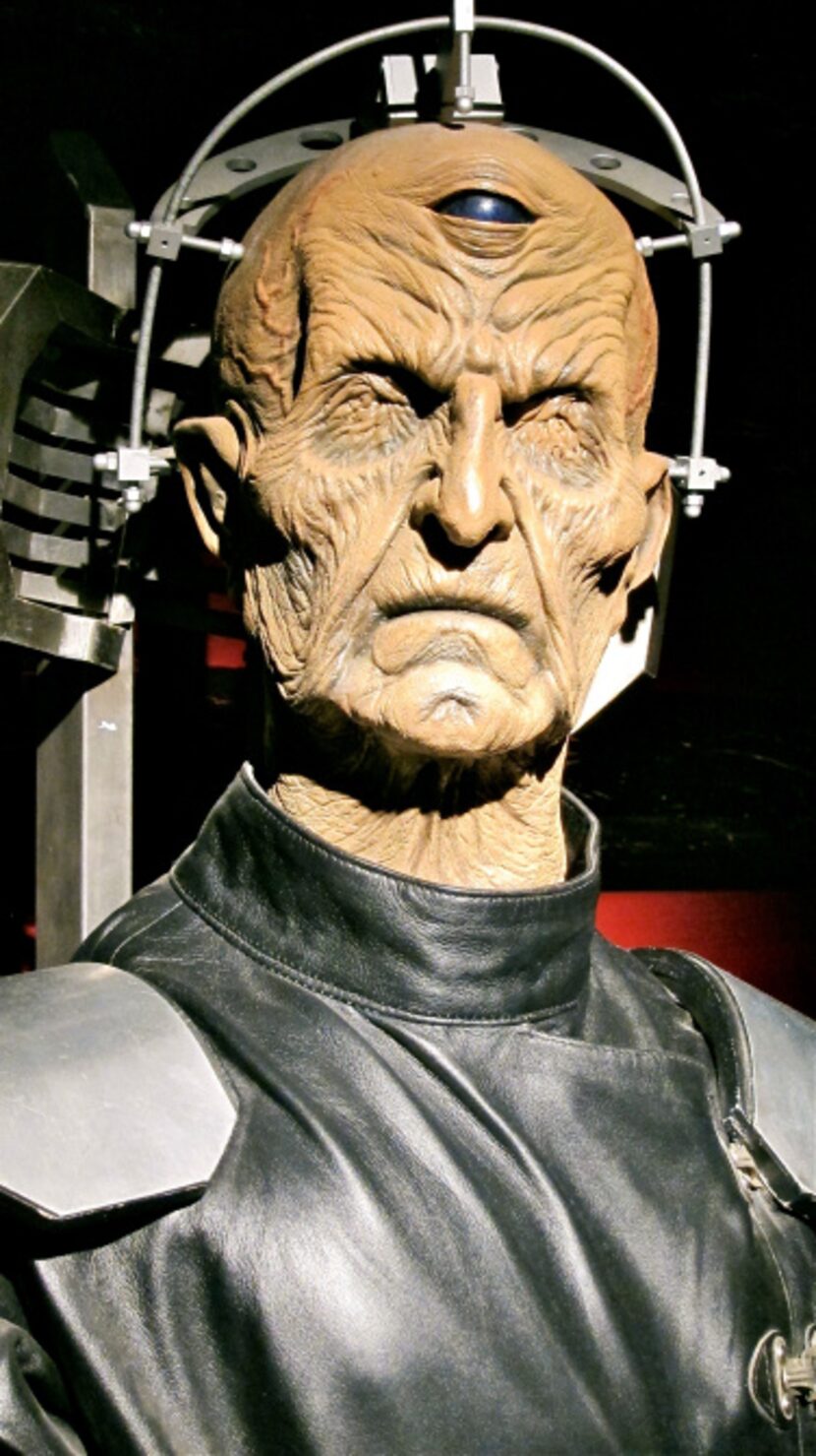 Davros, the evil creator of the Daleks at the Doctor Who Experience in Cardiff, Wales.