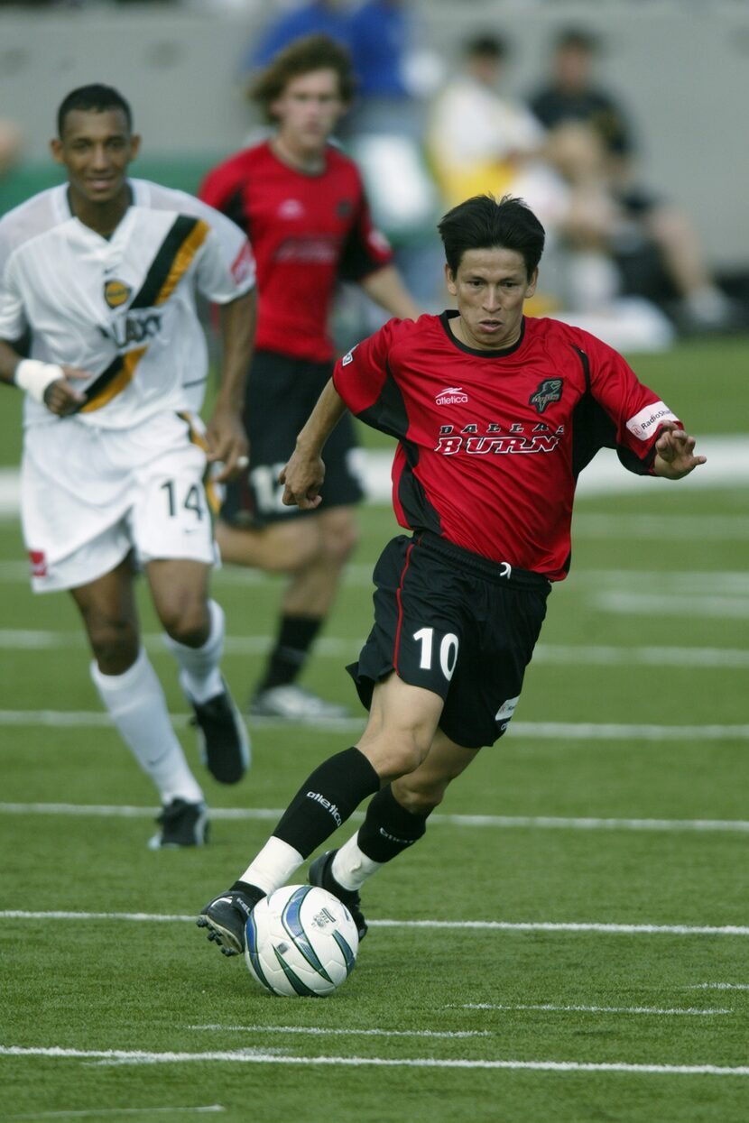 Joselito Vaca en sus tiempos con el Dallas Burn. Foto archivo Getty Images